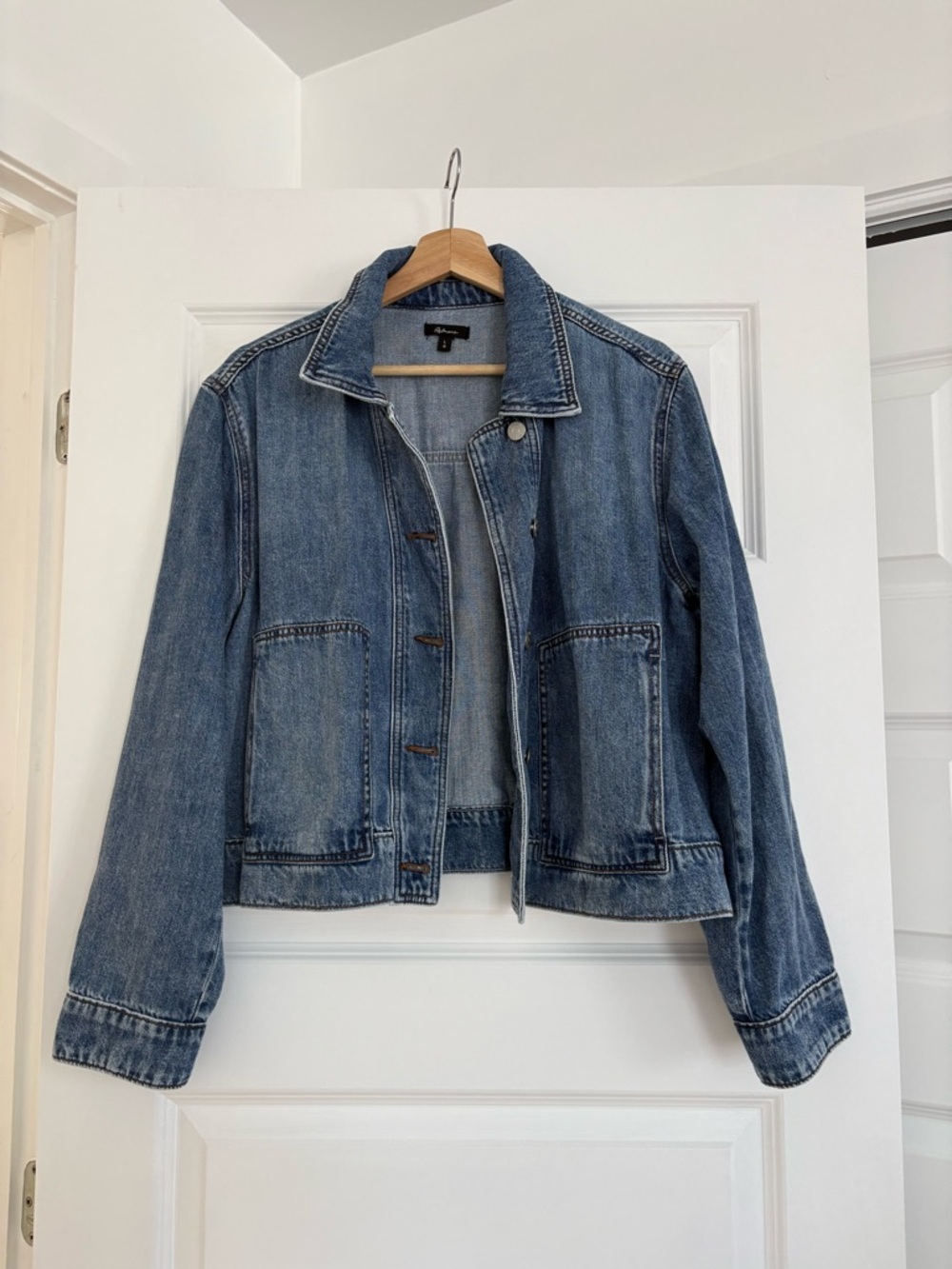 Reitmans Blue Denim Jacket with Patch Pockets